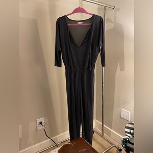 Silence + Noise V Neck Jumpsuit